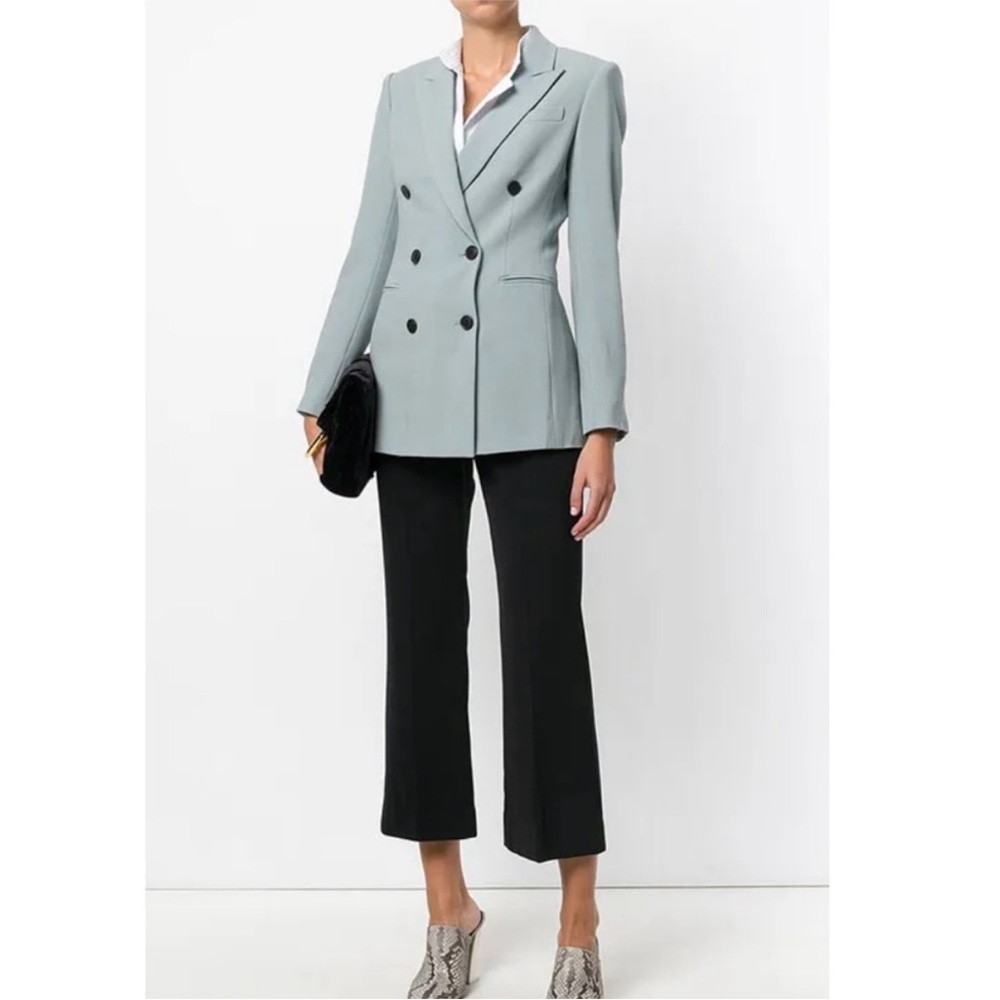 Authentic Theory size 10 Double-Breasted Light Blue Blazer